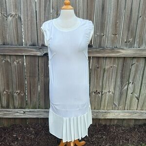 Rudsak short sleeve dress with pleated hem, size small